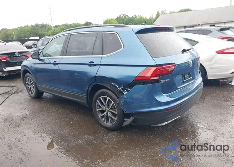 2019 Volkswagen Tiguan Se/Sel/Sel R-Line Jet-Black/Sel R-Line from USA, damaged, VIN 3VV3B7AX9KM152520
